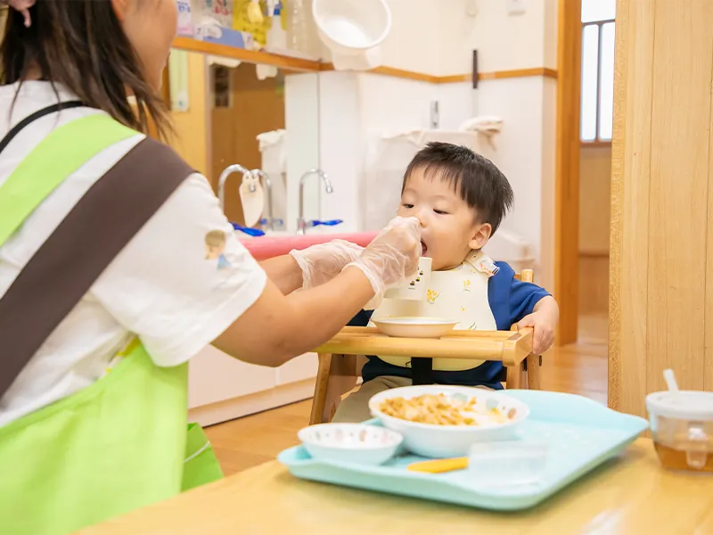お子さまに合わせた なれ保育